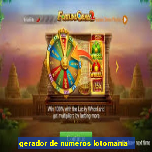 gerador de numeros lotomania